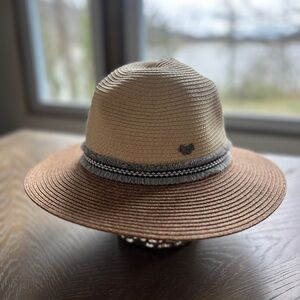 Two-Tone Wide Brim Hat